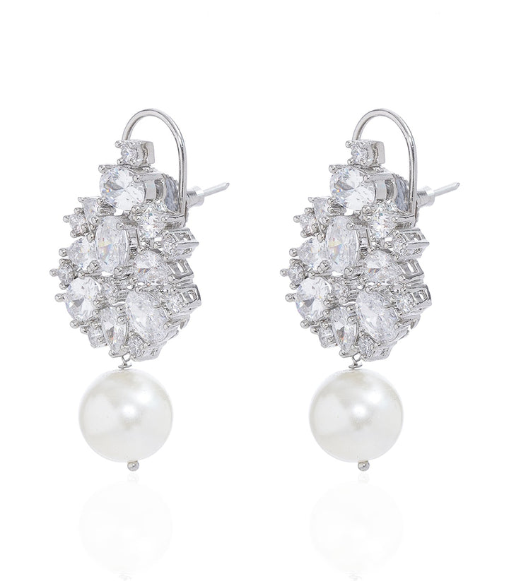 TANYA WHITE ZIRCON STUD