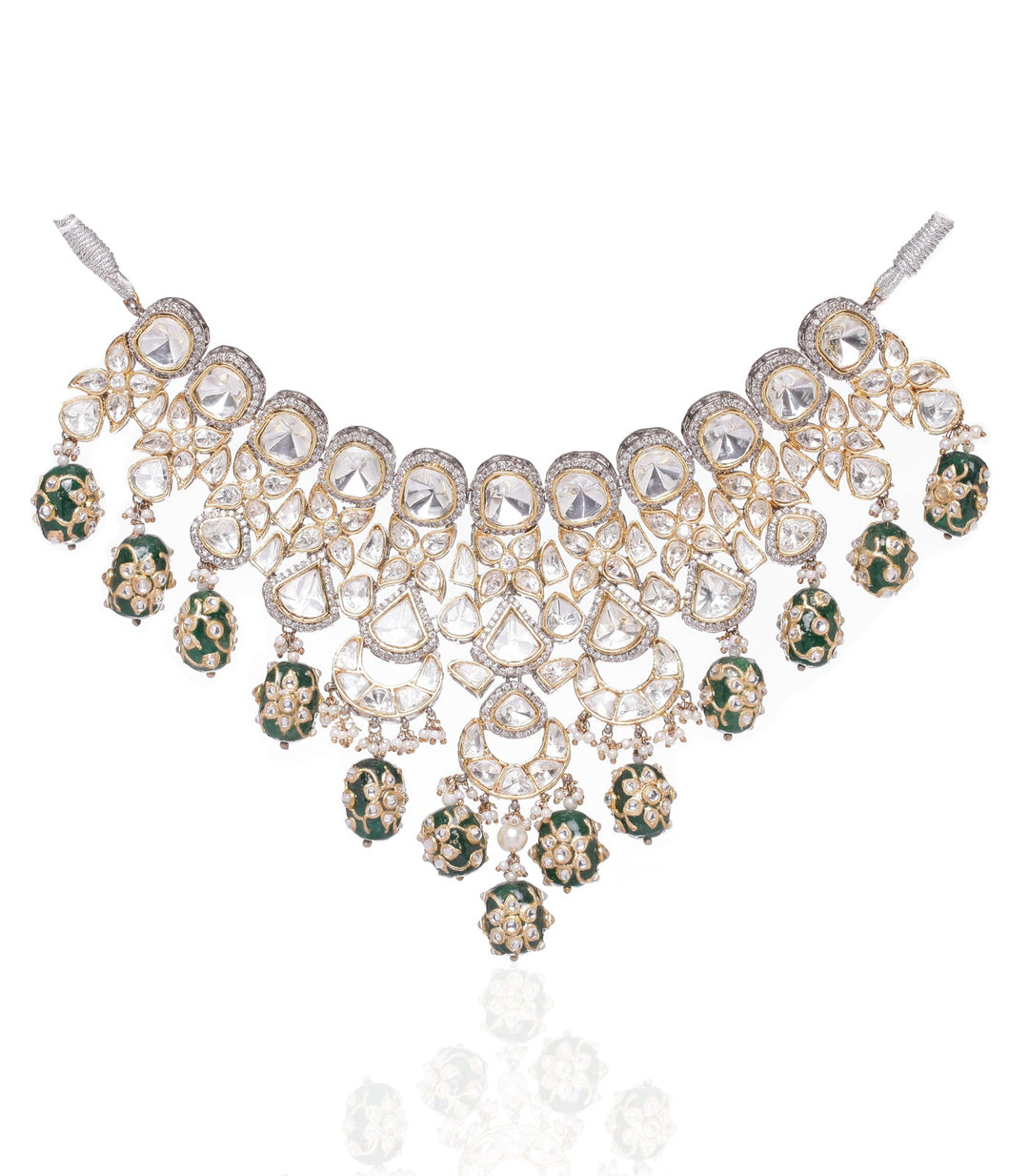 CHITRALI  POLKI NECKLACE SET