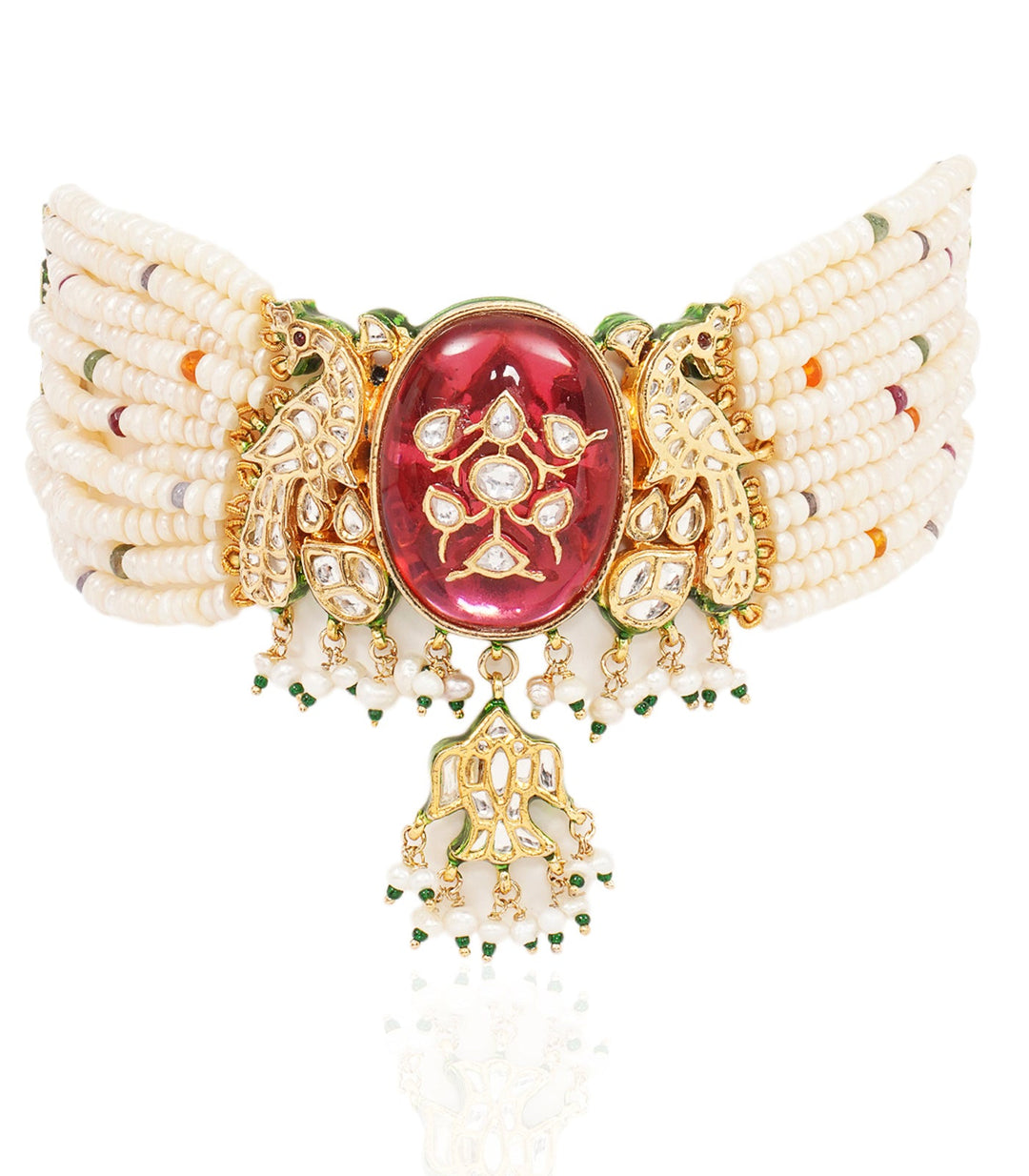 KAVITA RED KUNDAN CHOKER