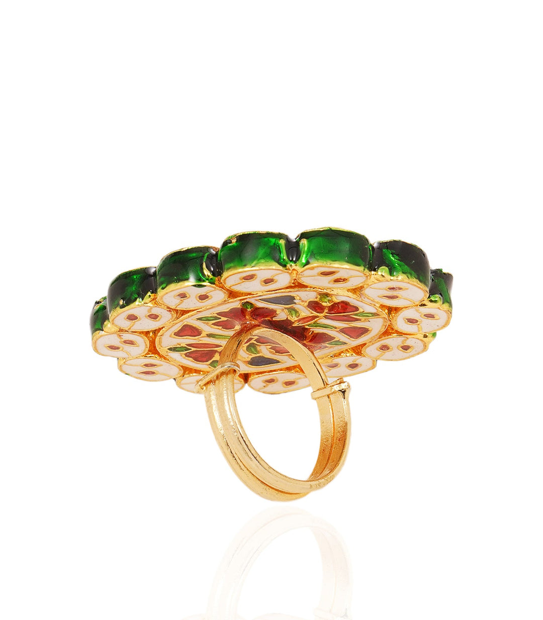 IYANNA NAVRATAN KUNDAN RING