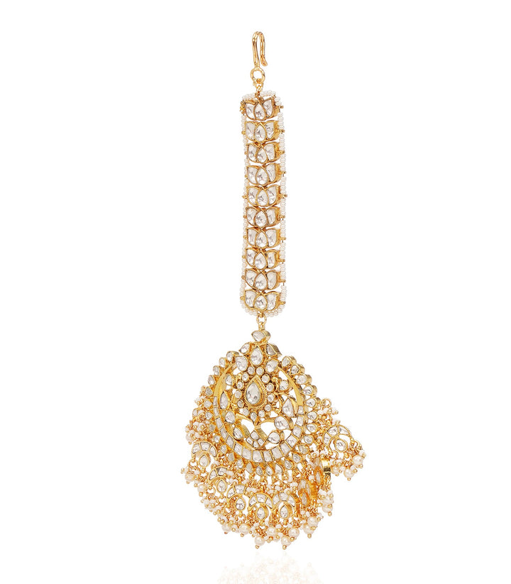 SAANVI WHITE KUNDAN TIKA