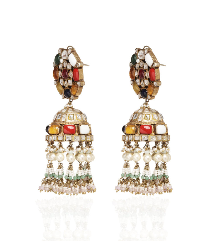 Kanakya Navratan Jhumka