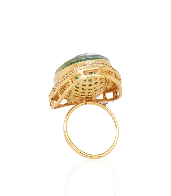 MEHULIKA GREEN ONYX RING