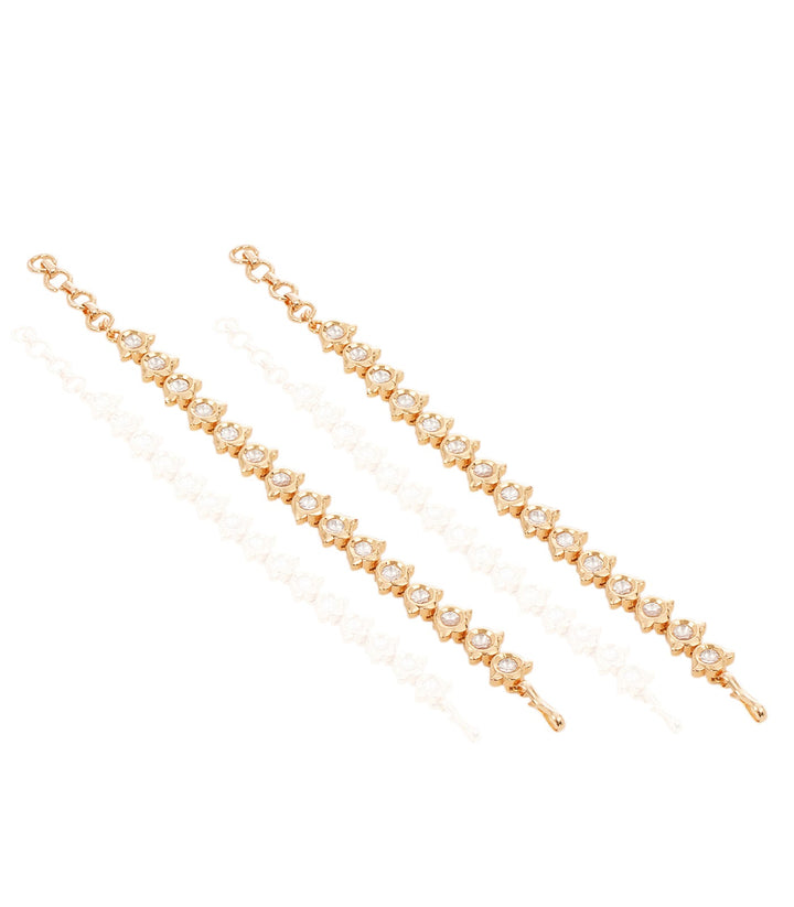 SAANVI WHITE KUNDAN EARCHAIN