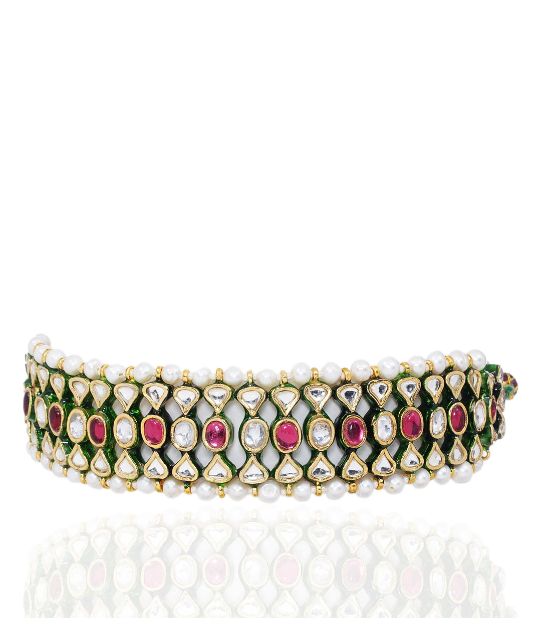 MANYATA RED KUNDAN CHOKER