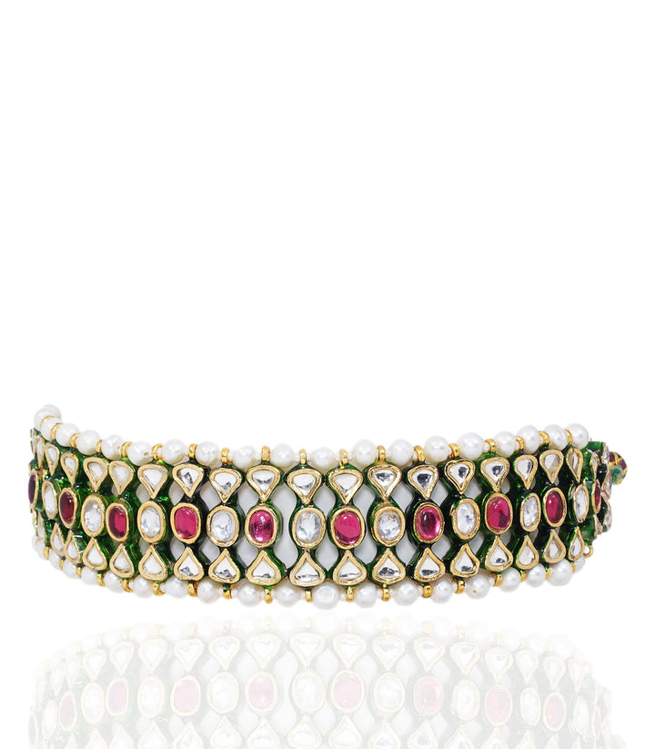 MANYATA RED KUNDAN CHOKER