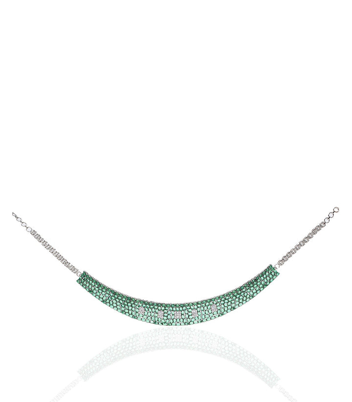 GLORIA GREEN ZIRCON NECKLACE SET