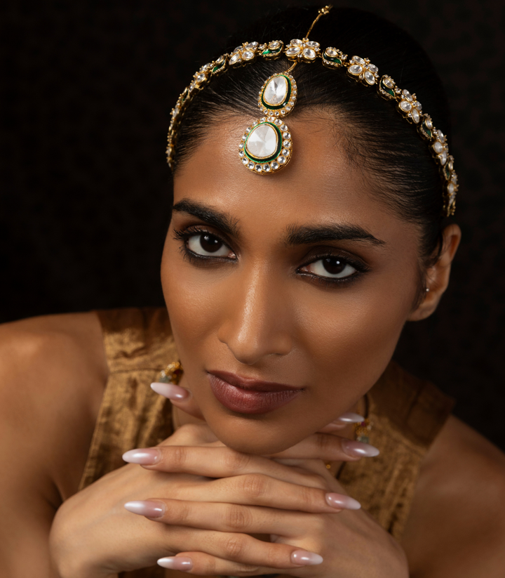 BHARGAVI GREEN POLKI TIKA