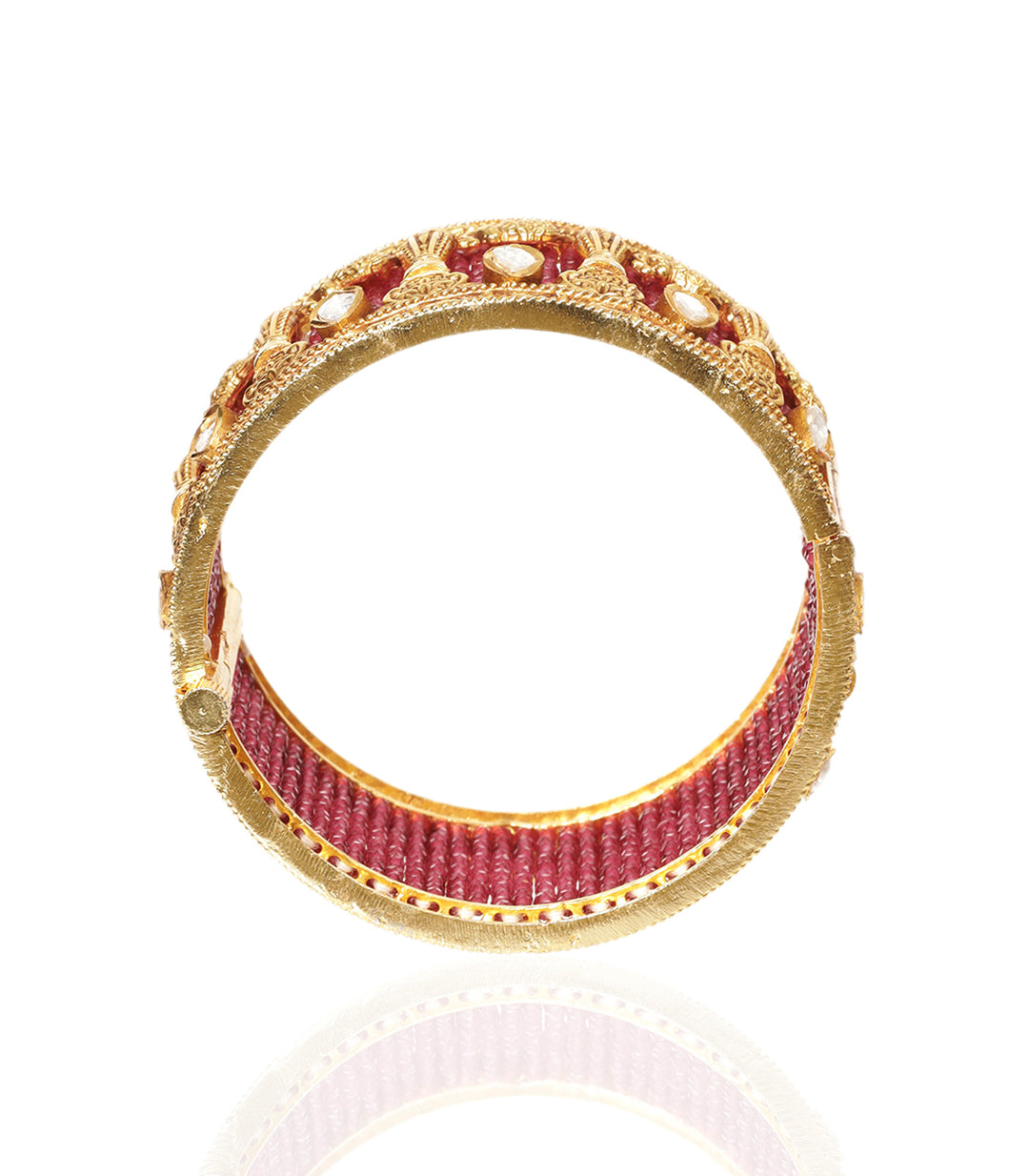 SHIVANYA GREEN POLKI BANGLE