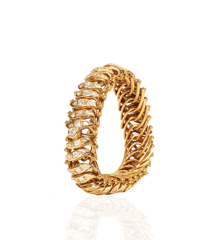 MOHINI GOLD PLATED KUNDAN SUTARLA