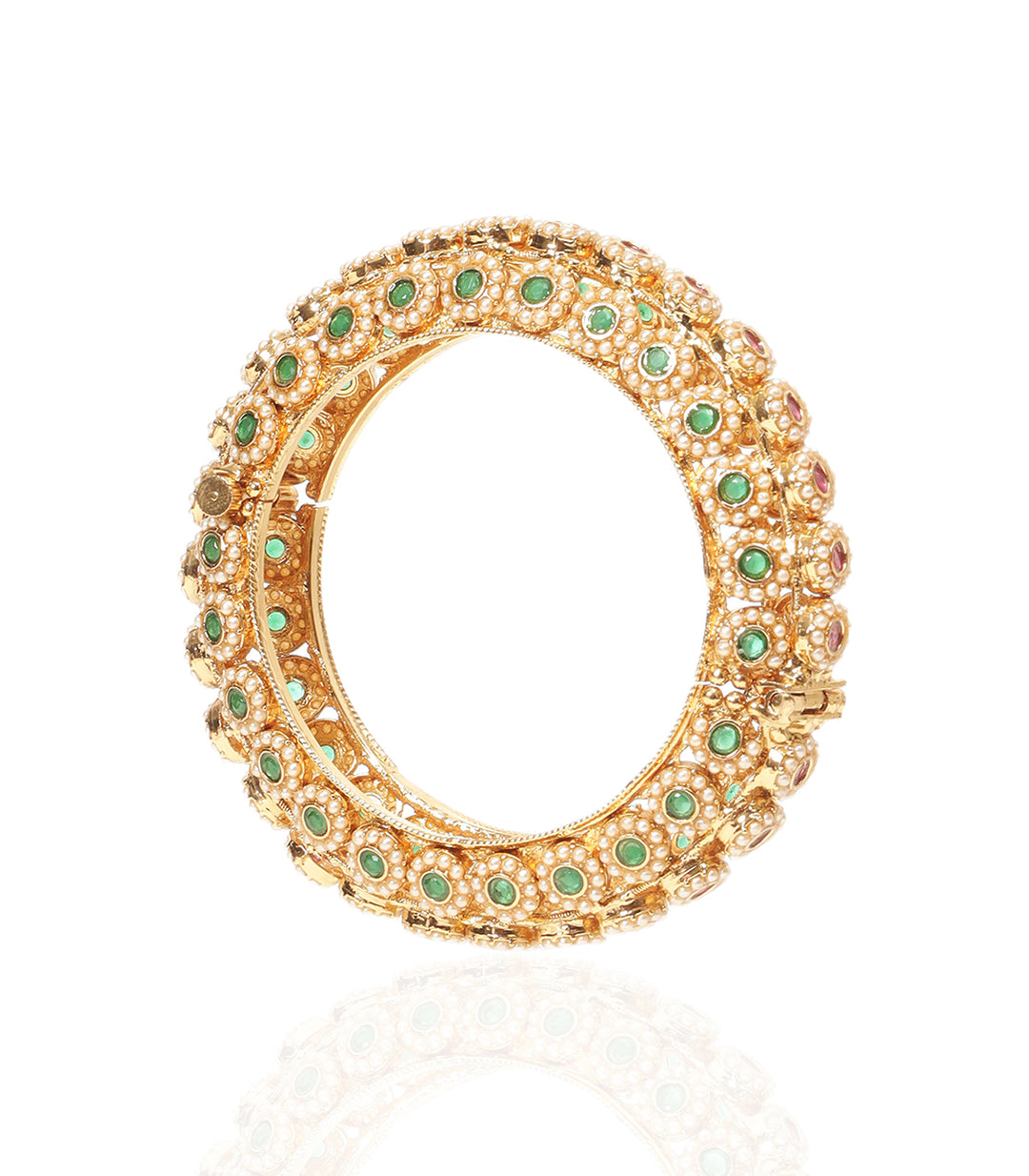 SIMRAN RED & GREEN BANGLES