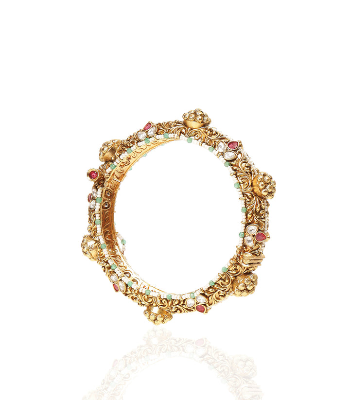 KAJAL RED & GREEN BANGLES