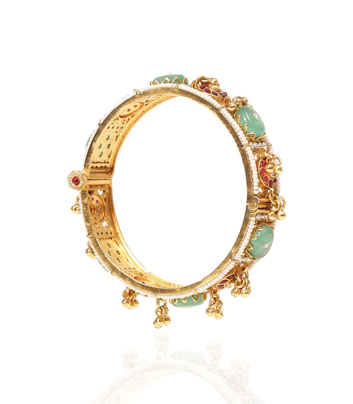 NEHA RED & MINT BANGLES