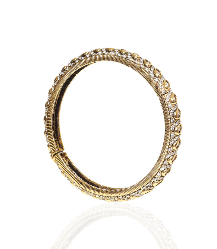 AVLEEN ANTIQUE FINISH POLKI BANGLES