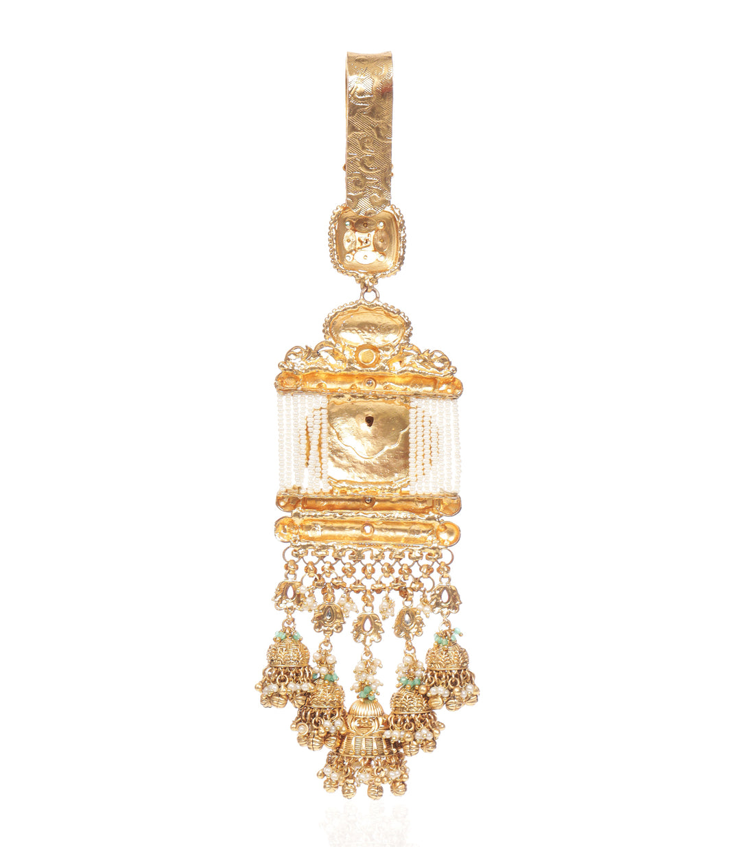 RUBINA RED & GREEN  KUNDAN KEYCHAIN