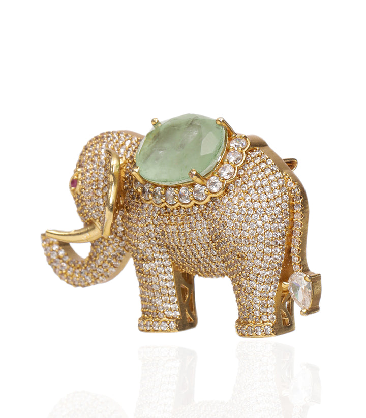 AIRAVAT MINT BROOCH