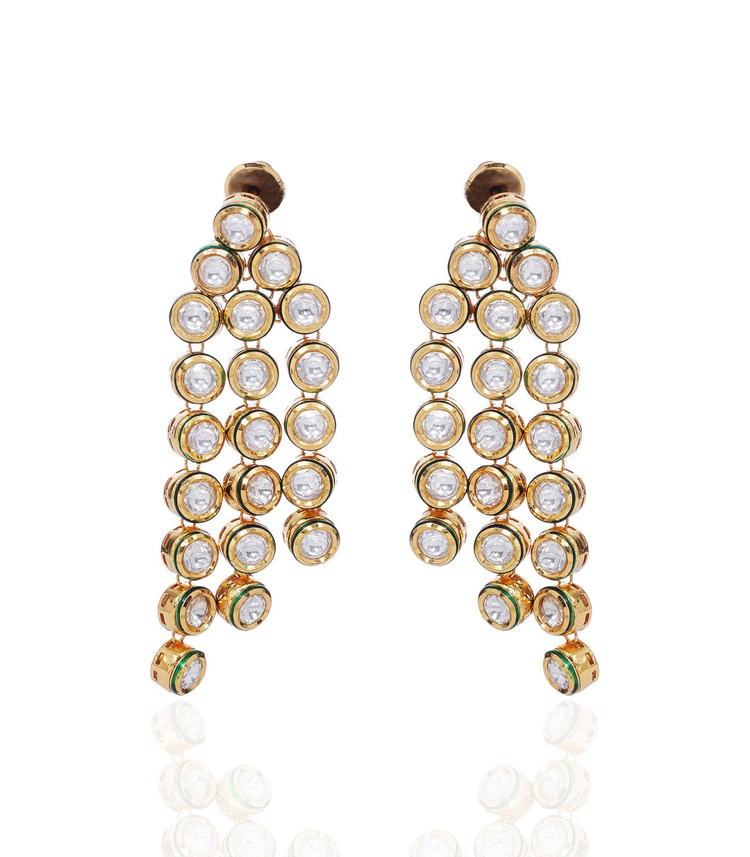 UPADHRITI GOLD PLATED KUNDAN LONG NECKLACE