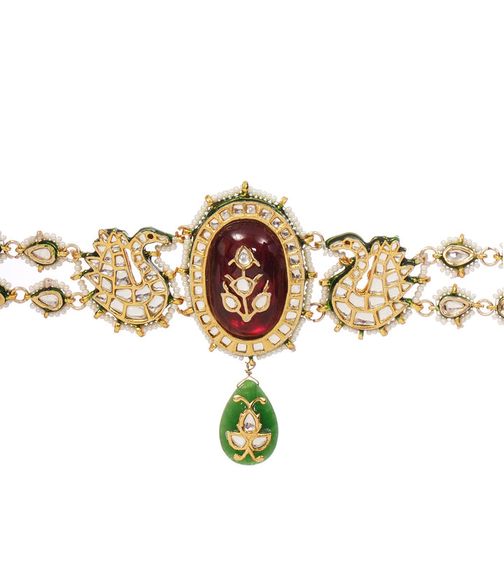 HARIKA RED KUNDAN CHOKER