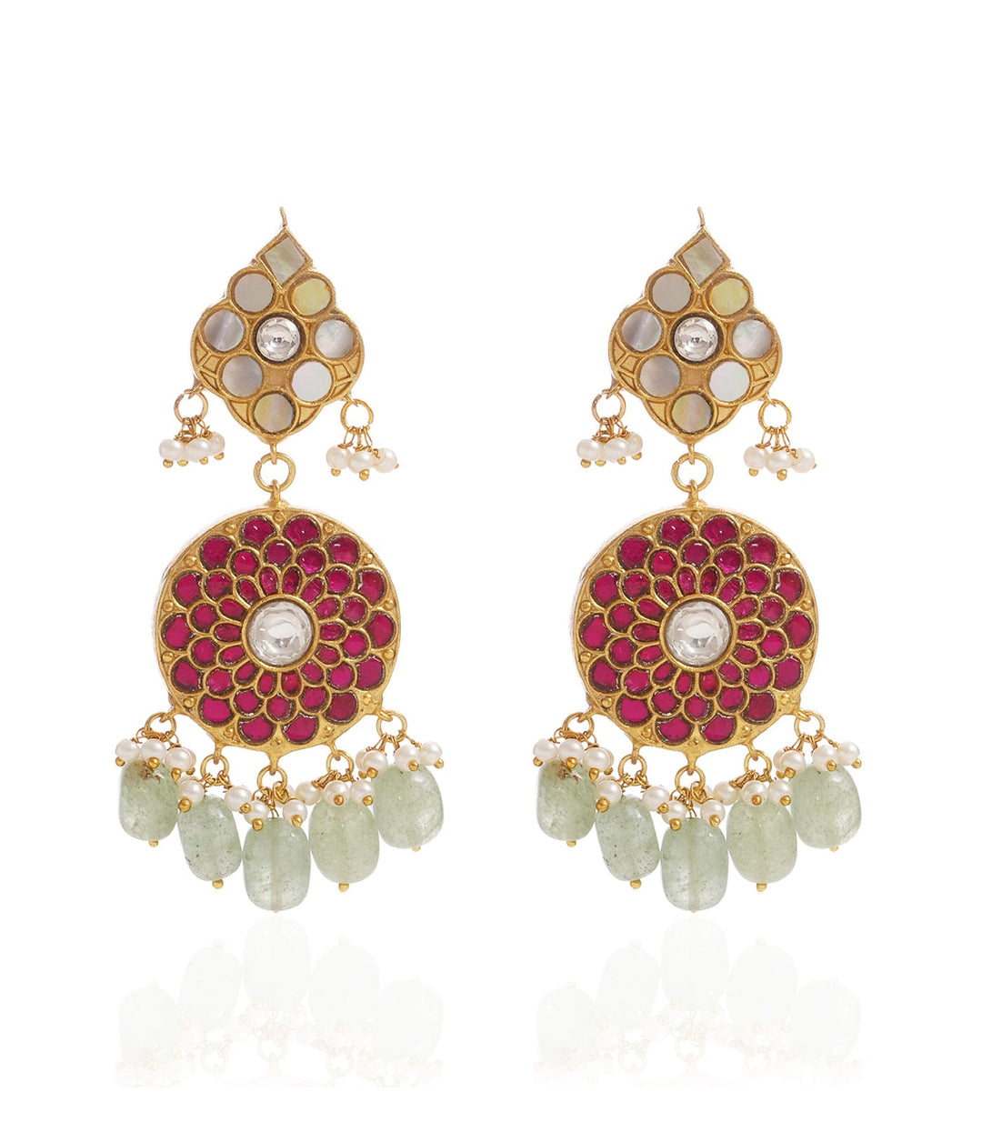 AMAYA RED & GREEN KUNDAN CHOKER