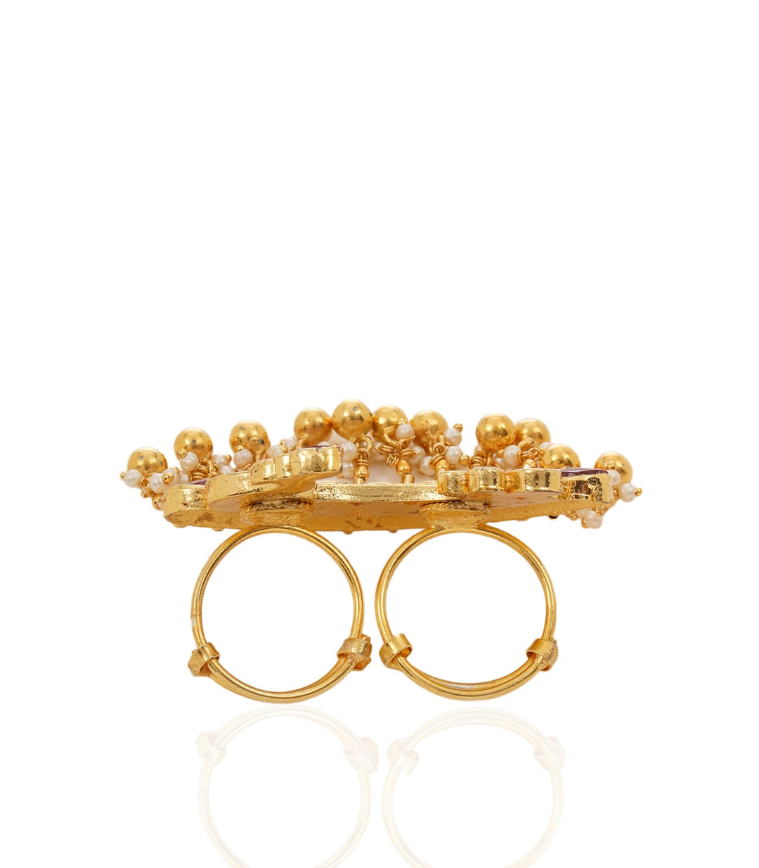 ANAHIRA RED MOTHERT OF PEARL RING
