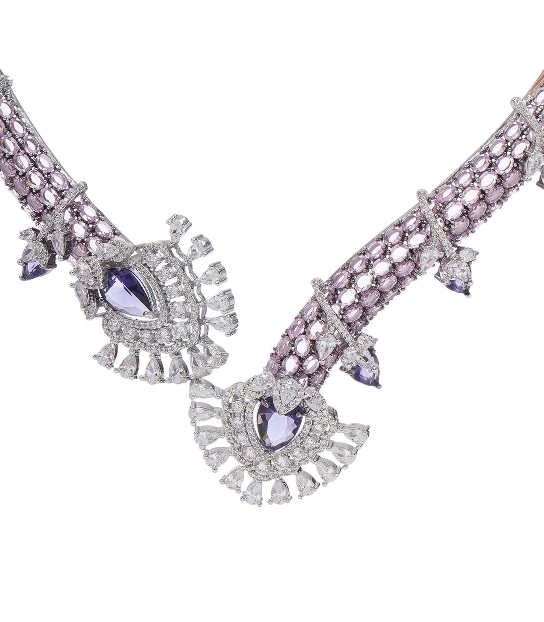 MARIA PURPLE ZIRCON NECKLACE SET