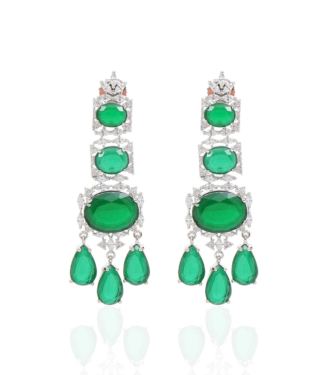JESSICA GREEN ZIRCON NECKLACE SET