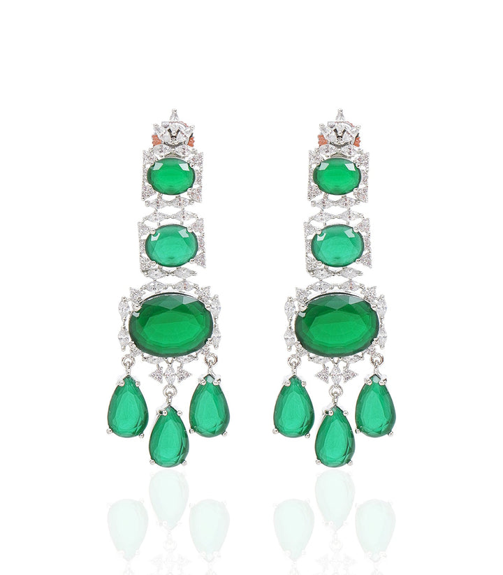 JESSICA GREEN ZIRCON NECKLACE SET