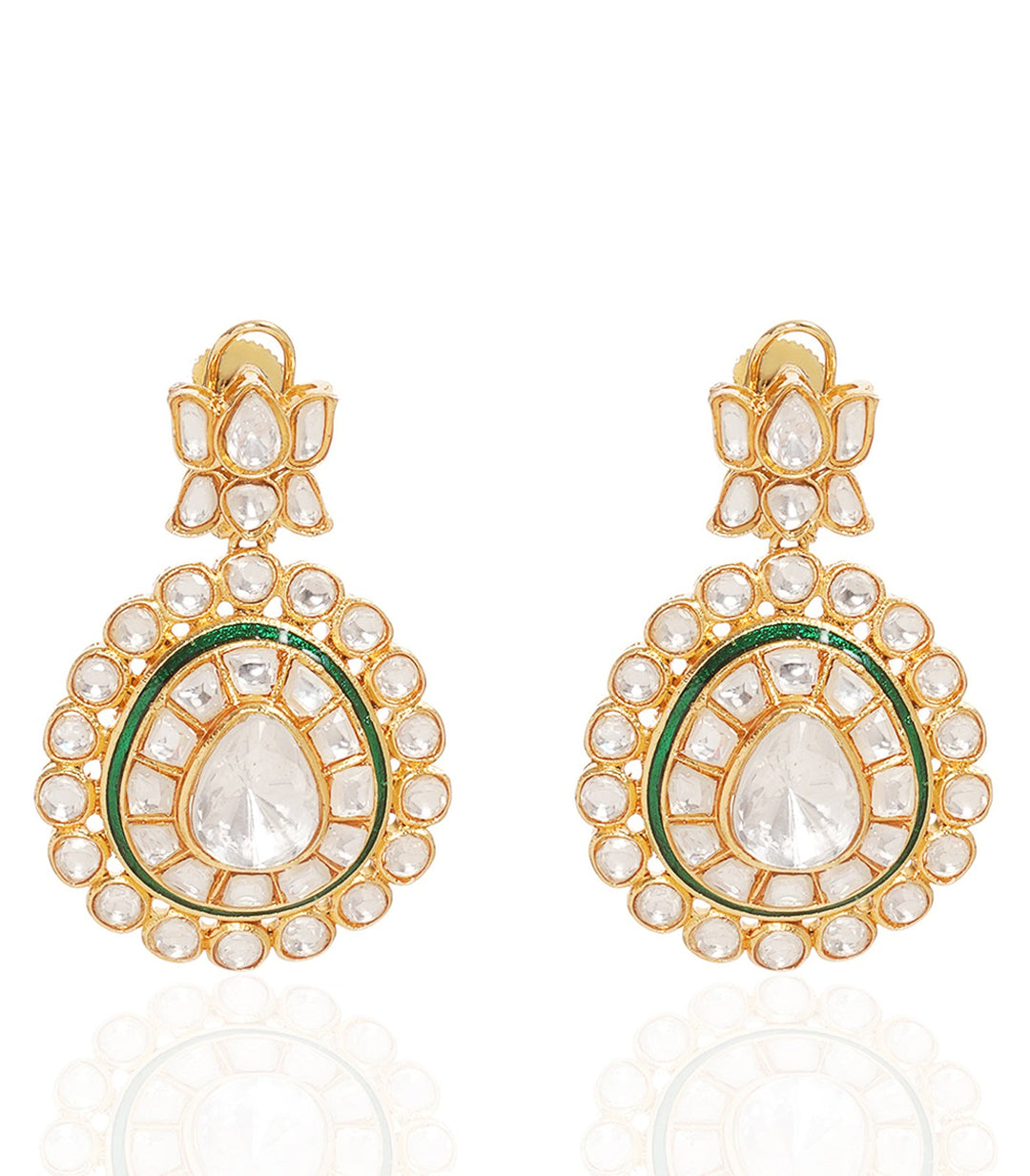 IRA GREEN POLKI NECKLACE SET