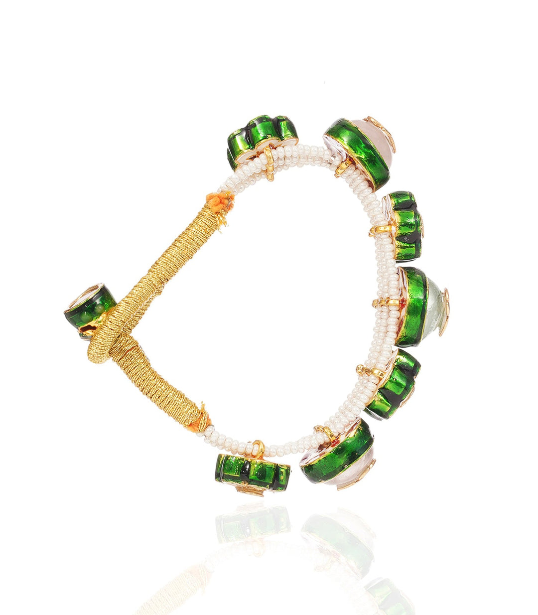 SAMARIKA MINT KUNDAN BRACELET