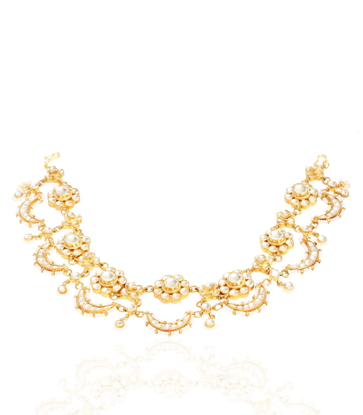 GOLD PLATED VAGISHWARI  HAIRBAND