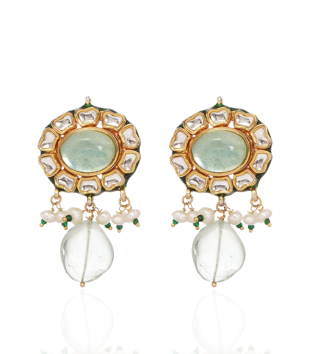 BRINDA GREEN KUNDAN CHOKER