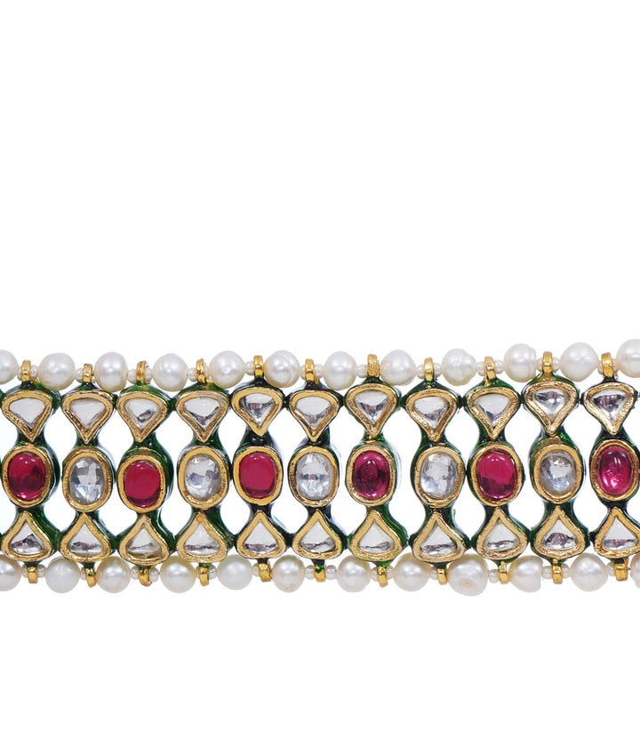 MANYATA RED KUNDAN CHOKER