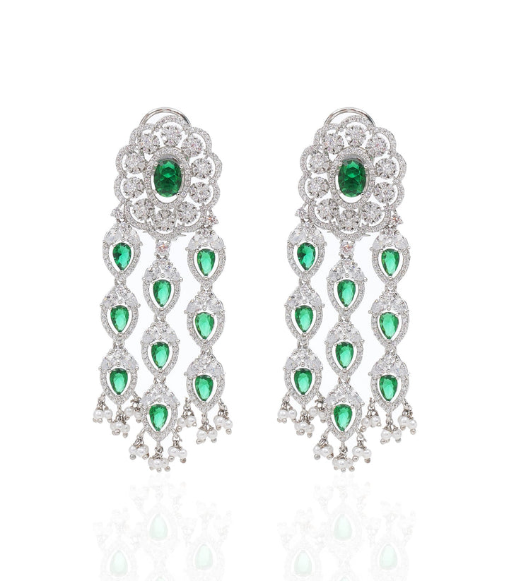 DAISY GREEN ZIRCON NECKLACE SET