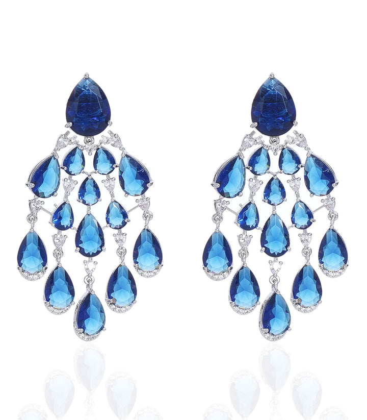 MAHI BLUE ZIRCON NECKLACE SET