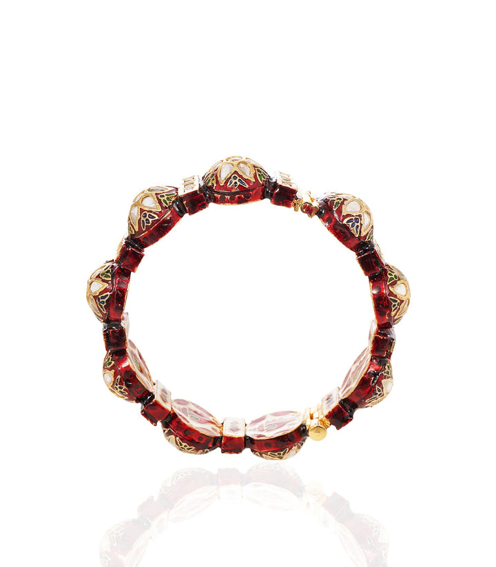SAMIRAH RED KUNDAN BANGLES