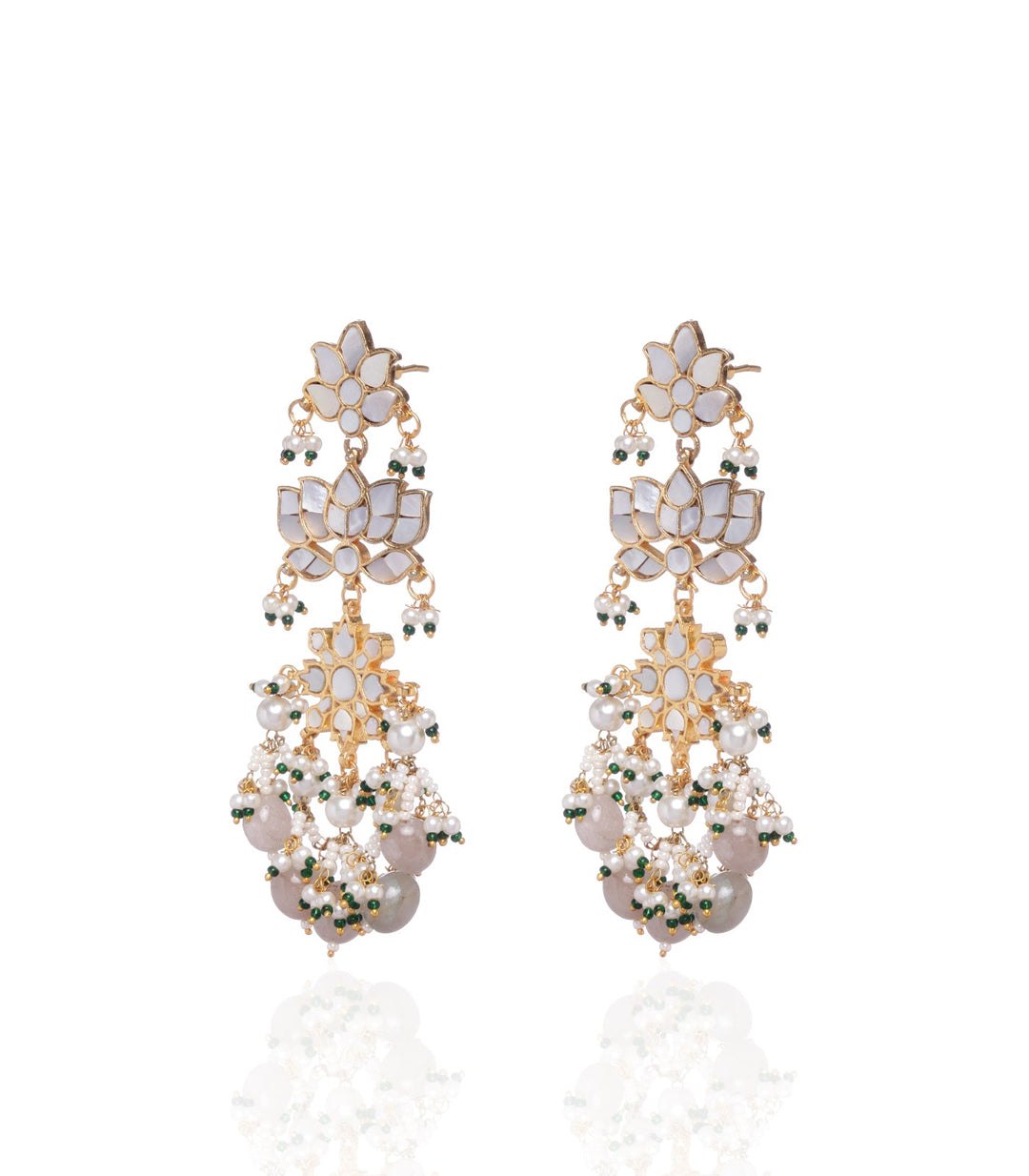 MANAH MOTHER OF PEARL EARRING