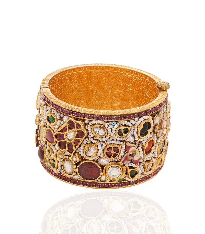 MAYURAKSHI NAVRATAN KUNDAN BANGLES