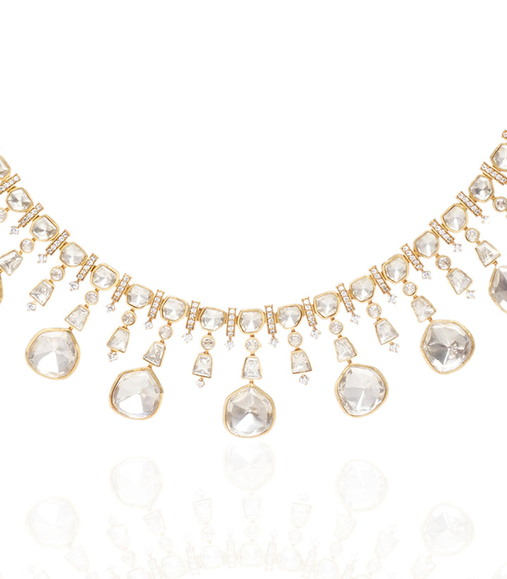 Prabha Moissanite Necklace Set