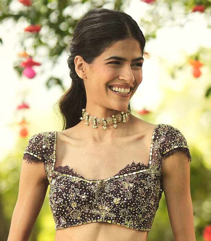 ZUBAIDA PINK KUNDAN CHOKER