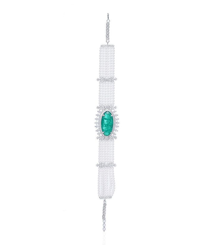 BELLA GREEN ZIRCON CHOKER