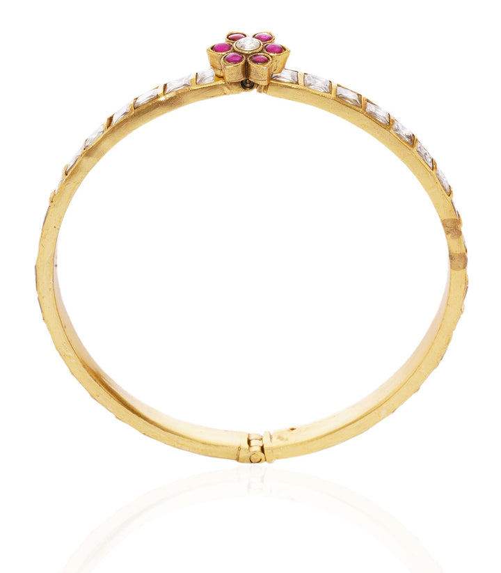 PRISHA RED KUNDAN BANGLES