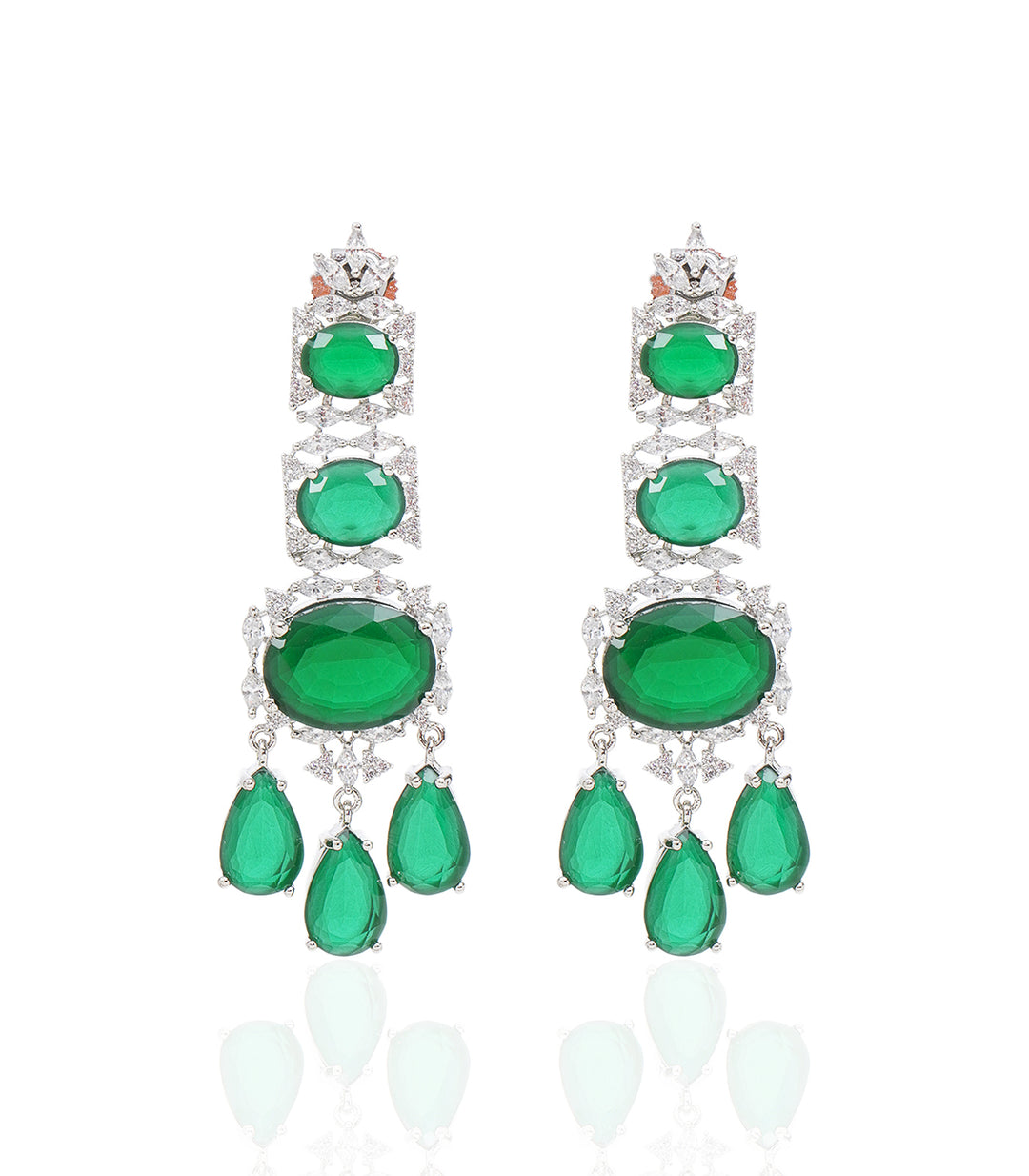 JESSICA GREEN ZIRCON NECKLACE SET