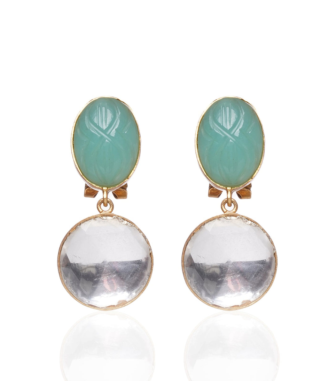 Menka Navratan Polki Necklace Set