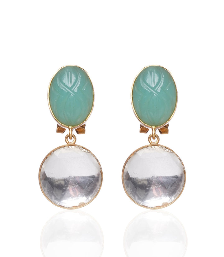 Menka Navratan Polki Necklace Set