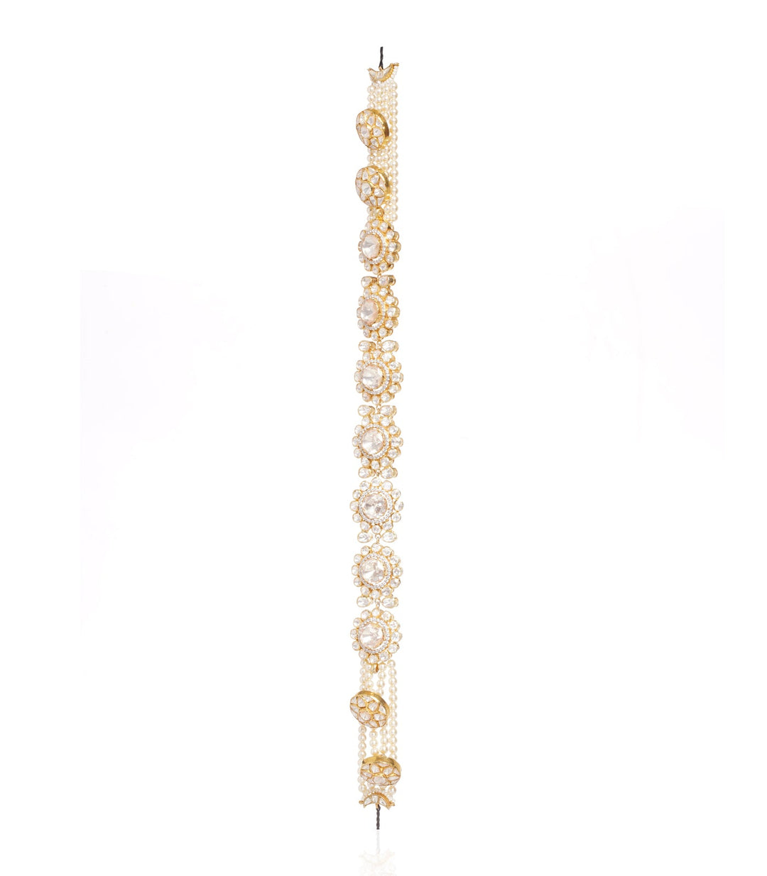 CHANDNI GOLD PLATED  MOISSANITE HAIRBAND