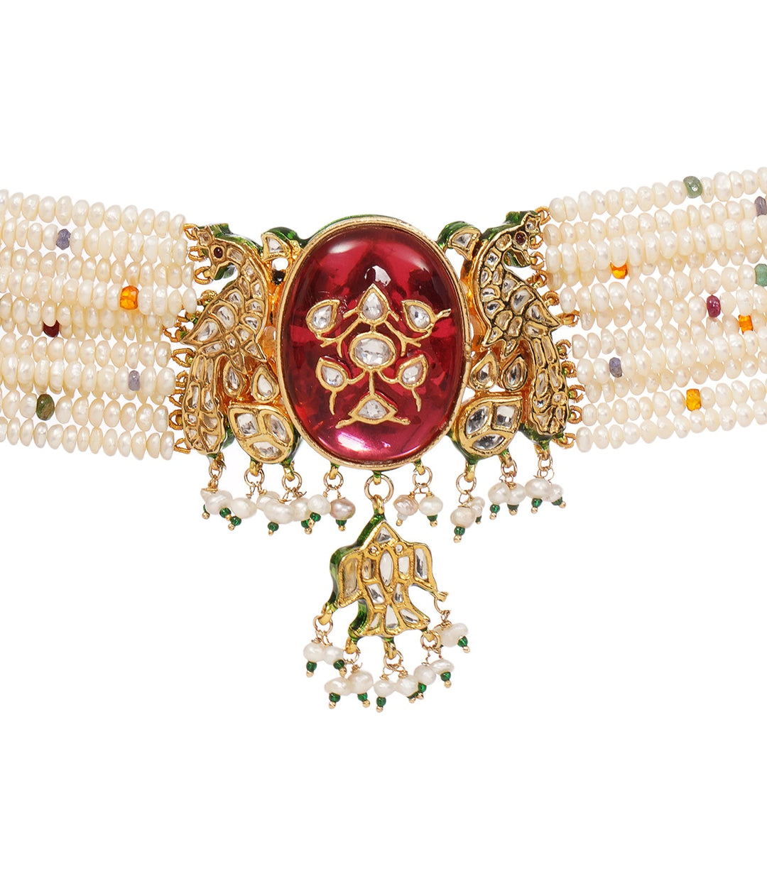 KAVITA RED KUNDAN CHOKER