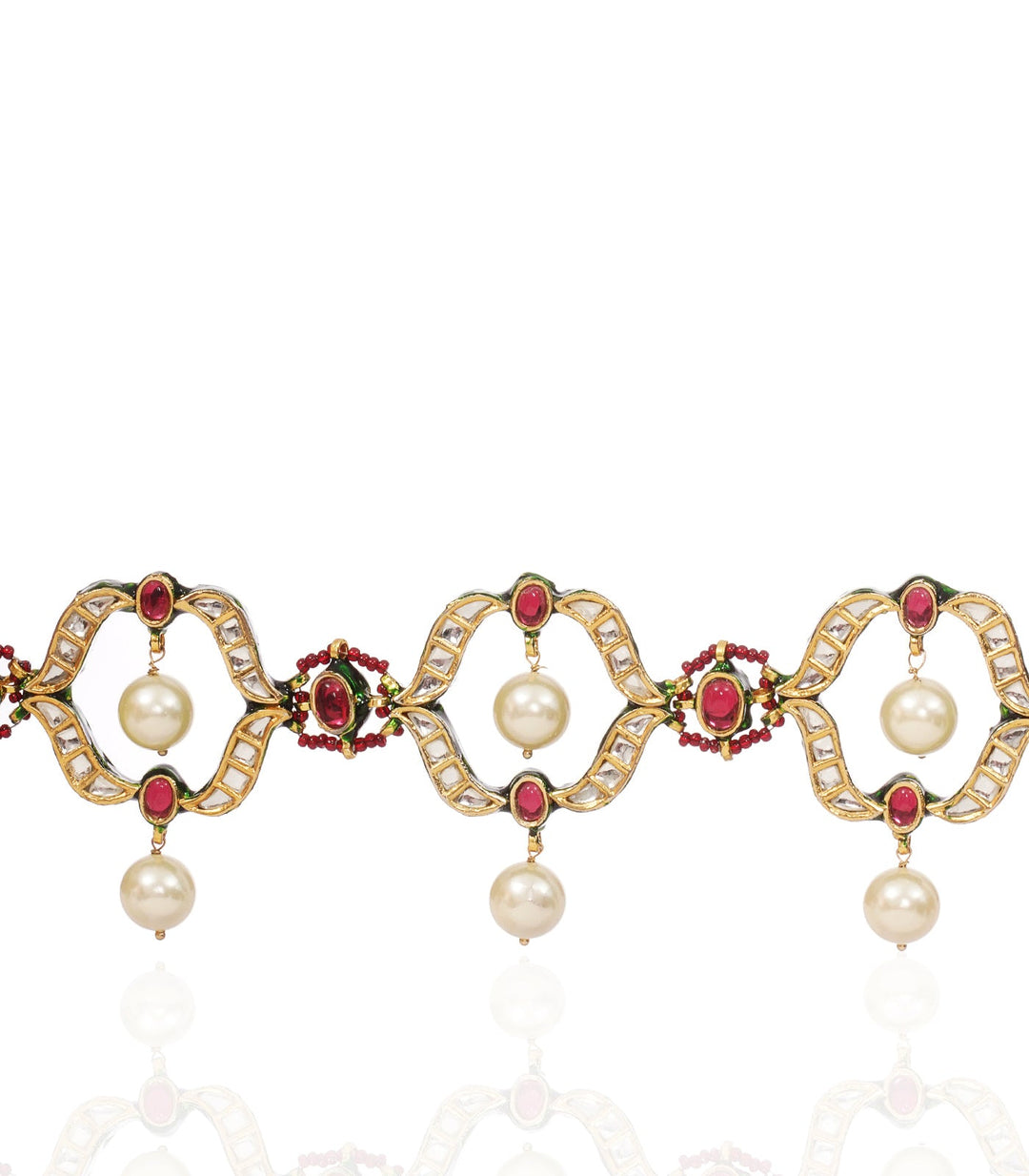 HAMSIKA RED KUNDAN CHOKER