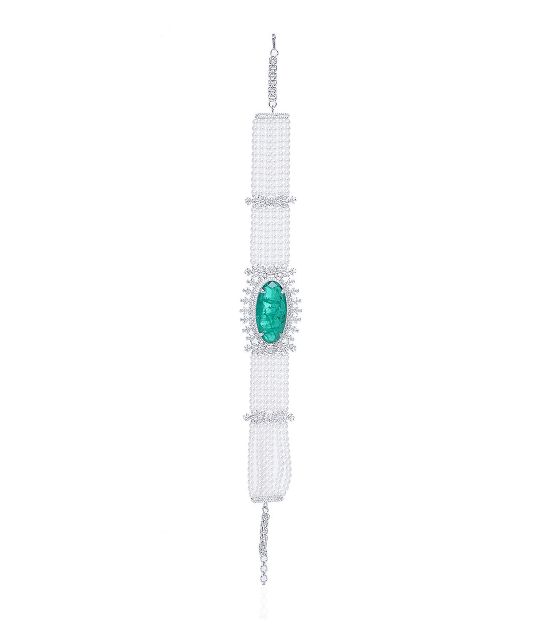 BELLA GREEN ZIRCON CHOKER