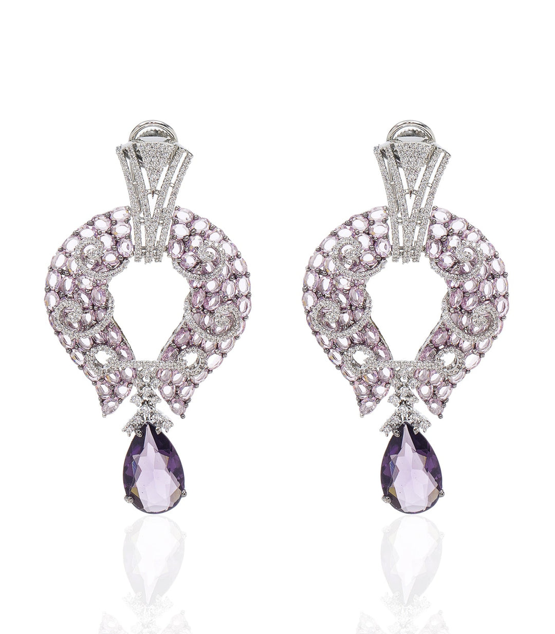 DIANA PURPLE ZIRCON NECKLACE SET