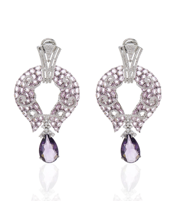 DIANA PURPLE ZIRCON NECKLACE SET